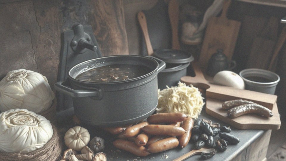 Jak przygotować tradycyjny bigos z kiszonej kapusty?