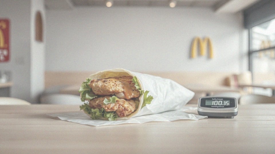 Ile waży McWrap klasyczny grillowany kurczak?