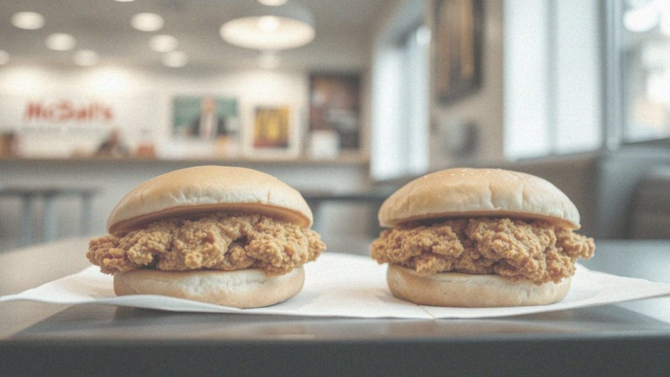 Ile kcal mamy w 2 sztukach McChicken?