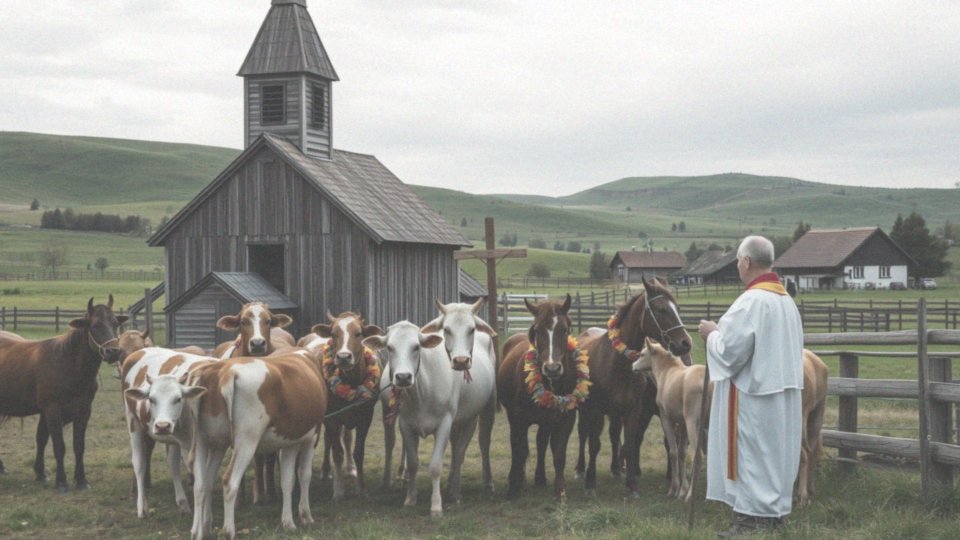 Co to jest rytuał związany z uroczystościami odpustowymi dotyczący hodowli zwierząt?